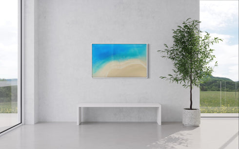 follow the oceans dreams epoxy resin painting